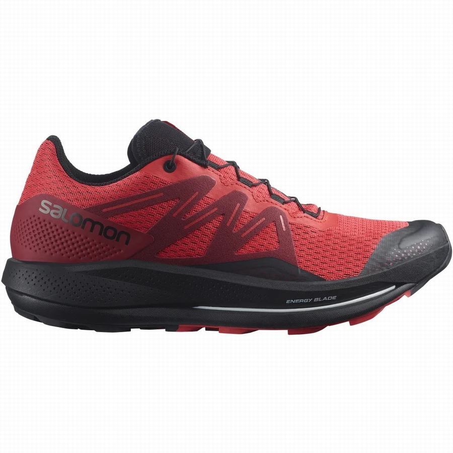 Salomon Pulsar Trail Erkek Patika Koşu Ayakkabısı Kırmızı [XNY9635KL]